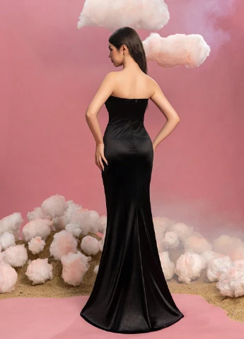 Чорна сукня SHEIN (331536282)