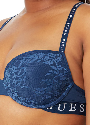 Синій бюстгальтер Guess з кісточками поліамід