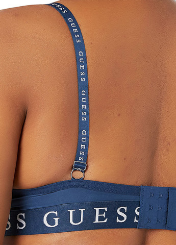Синій бюстгальтер Guess з кісточками поліамід