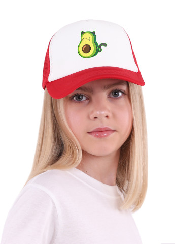 Кепка Тракер дитяча Авокадо Котик (Avocado Cat) (33404-1372) MobiPrint (220824414)