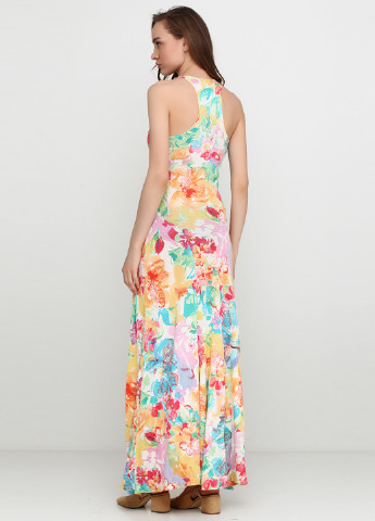 Персикова кежуал платье Ralph Lauren з квітковим принтом