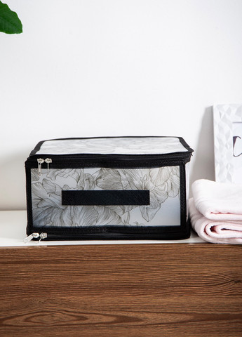 Кошик з кришкою та блискавкою, 30x28x15 см IDEA HOME (330253966)