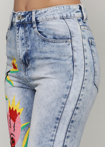 Голубые демисезонные джинсы Pronto Moda