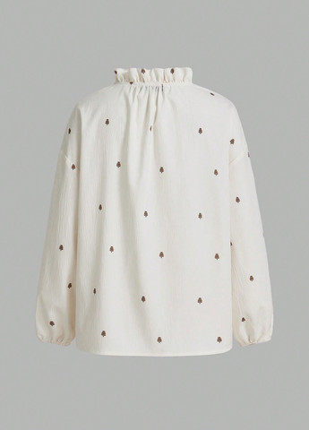 Молочная блуза SHEIN