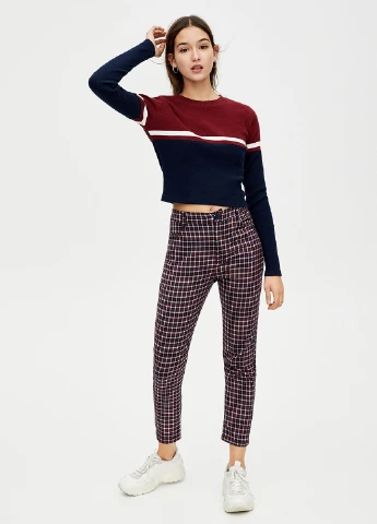 Бордовий демісезонний джемпер джемпер Pull & Bear