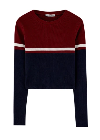 Бордовий демісезонний джемпер джемпер Pull & Bear