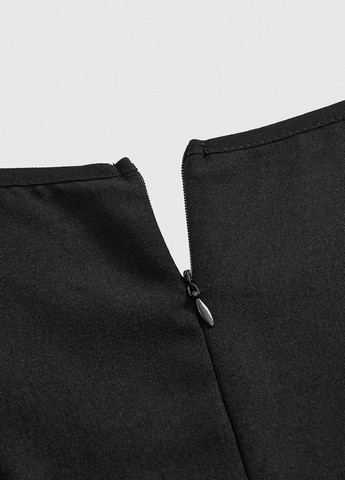 Чорна вечірня, кежуал сукня з відкритими плечима SHEIN однотонна