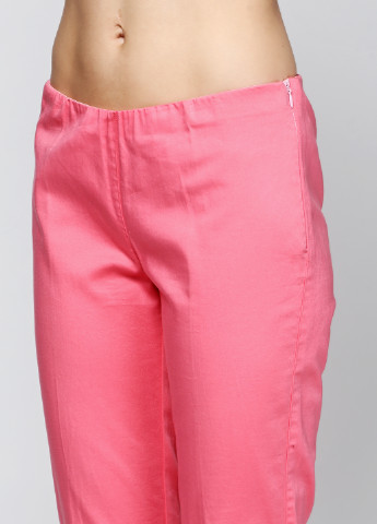Розовые кэжуал демисезонные брюки P.A.R.O.S.H.