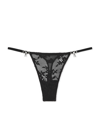 Чорний демісезонний комплект (бюстгальтер, трусики) Victoria's Secret