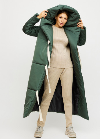 Темно-зеленая зимняя пальто тейлор Karree Куртка