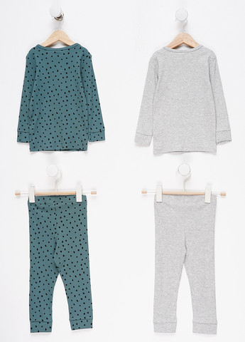 Комбинированная всесезон пижама (2 лонгслива, 2 брюк) лонгслив + брюки H&M