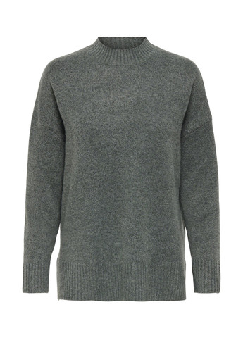 Серо-зеленый зимний свитер Only