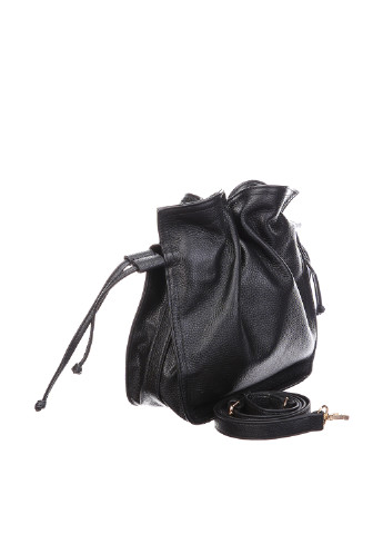 Сумка Nobrand сумка-мішок однотонна чорна кежуал