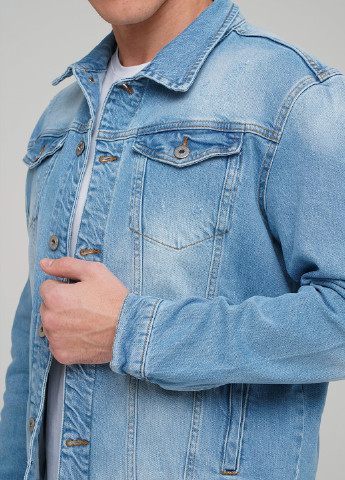 Светло-синяя демисезонная куртка Trend Collection