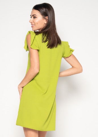 Светло-зеленое кэжуал платье Issa однотонное
