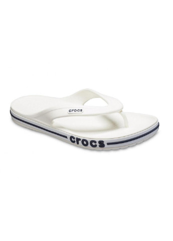 Белые пляжные вьетнамки шлепанцы Crocs