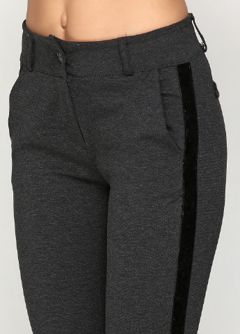 Серые кэжуал демисезонные зауженные брюки Y.TWO