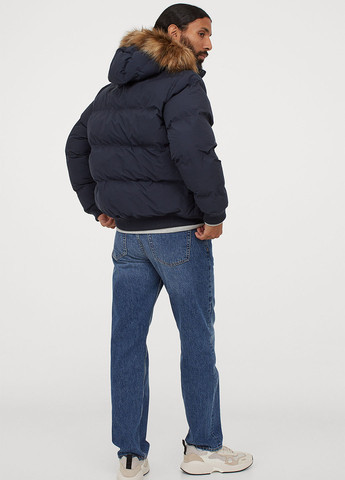 Серо-синяя зимняя куртка H&M