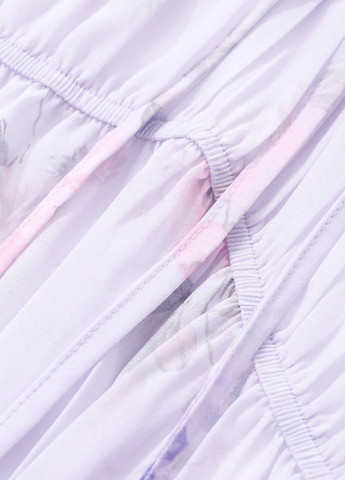 Лілова святковий, вечірня сукня а-силует SHEIN з квітковим принтом