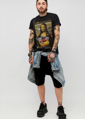 Черная футболка мужская YAPPI