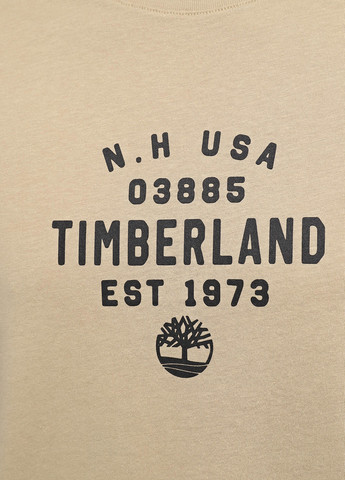 Бежевая футболка Timberland