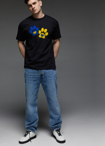 Чорна футболка чоловіча з коротким рукавом Aspirine