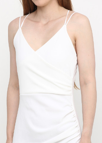 Белое вечернее платье Missguided однотонное
