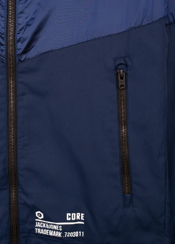Темно-синя демісезонна куртка Jack & Jones