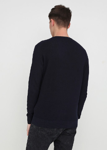 Темно-синий демисезонный пуловер пуловер Springfield