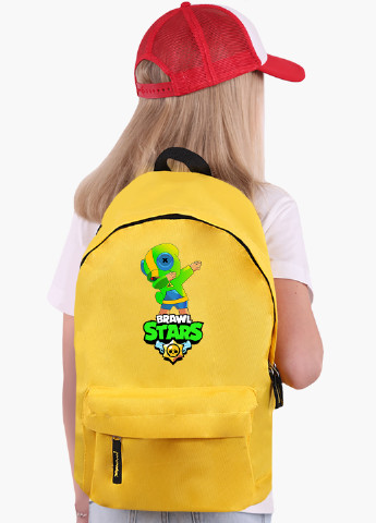 Детский рюкзак Зелений Леон Бравл Старс (Green Leon Brawl Stars) (9263-1705) MobiPrint (217075383)