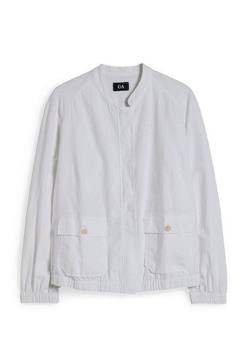 Белая демисезонная куртка C&A