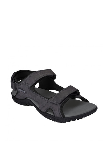 Мужские спортивные сандалии Regatta темно-серого цвета на липучке