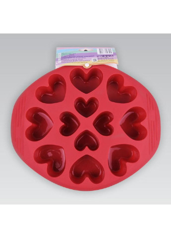 Форма для выпечки кексов Сердца MR-1056 28,5х23,5х3,5 см Maestro (253624065)