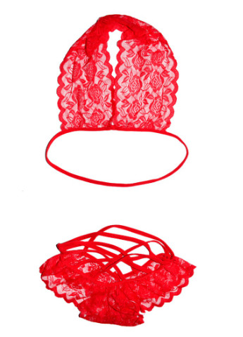 Червоний демісезонний еротичний комплект Langsha