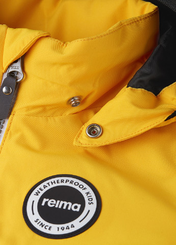 Желтая демисезонная куртка утеплённая Reima Symppis