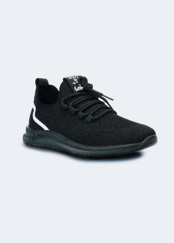Чорні Осінні чоловічі літні кросівки чорні на шнурках 43 Fashion