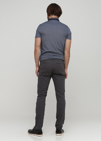 Темно-серые кэжуал демисезонные чиносы брюки Weekday