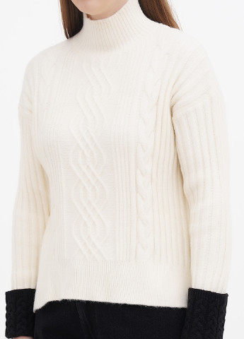 Белый демисезонный свитер Evona