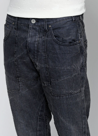 Темно-серые демисезонные зауженные джинсы Pull & Bear