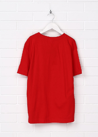 Красная летняя футболка с коротким рукавом Nickelodeon