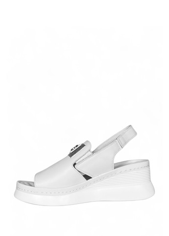 Белые босоножки ALLSY без застежки