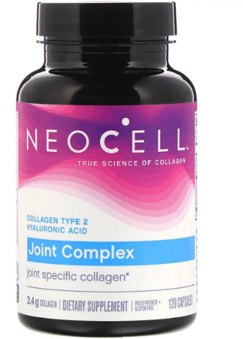 Комплекс для суглобів з колагеном 2 типу та гіалуроновою кислотою,, 120 капсул Neocell (225714691)