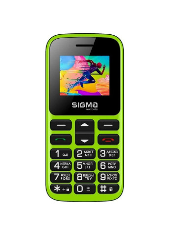 Мобільний телефон (4827798120941) Sigma comfort 50 hit2020 green (253507551)