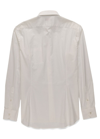 Белая классическая, кэжуал рубашка однотонная Nazarenogabrielli