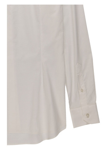 Белая классическая, кэжуал рубашка однотонная Nazarenogabrielli