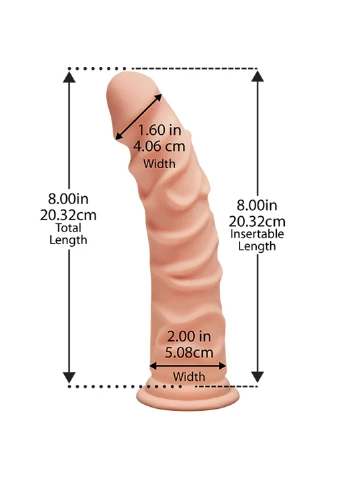 Фаллоимитатор The D - Ragin D - 8 Inch Without Balls - ULTRASKYN, диаметр 5,1см Doc Johnson (254885437)