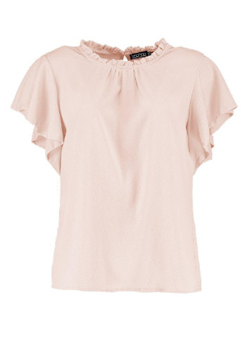 Светло-розовая летняя блуза Boohoo