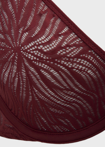 Вишневий бралетт бюстгальтер Calvin Klein з кісточками поліамід