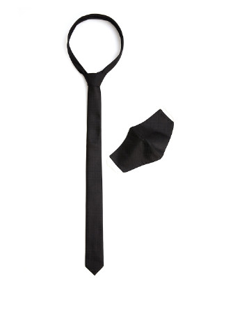 Набор (галстук, маска) DeFacto однотонный чёрный