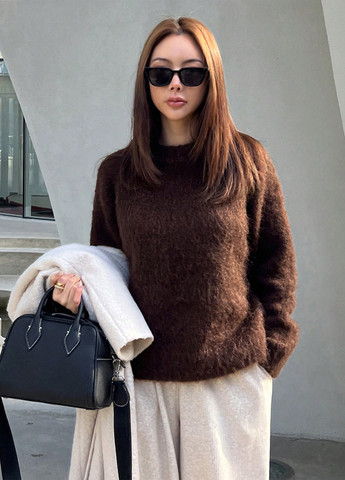 Коричневий демісезонний джемпер джемпер SHEIN